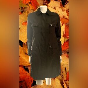 Women’s Mid-Length, Trench-Style Coat w/ Lining Size S